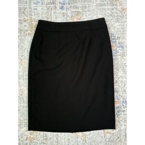 Calvin Klein Women's Black Classic Pencil Skirt Lined Office Wear Size 2